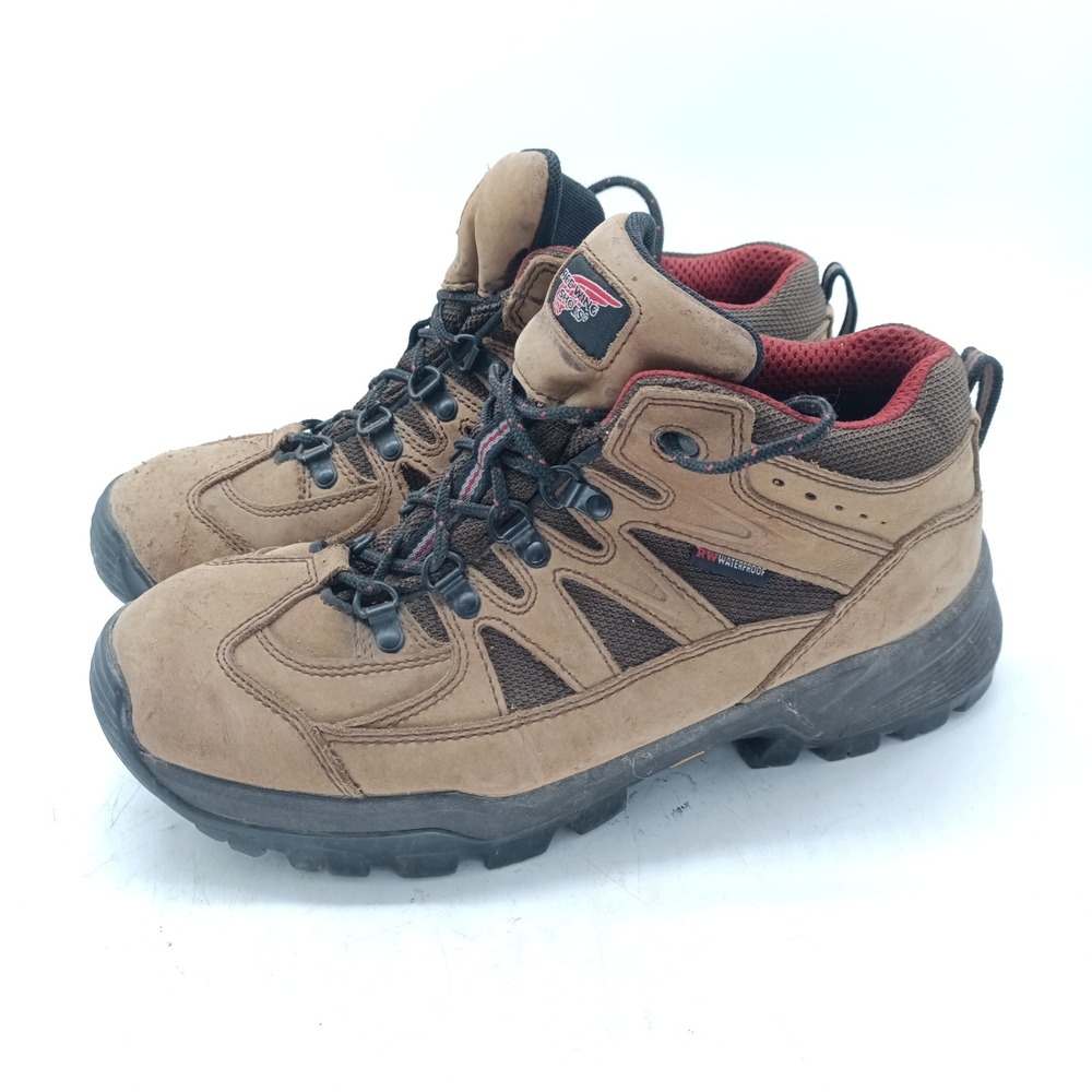 Red Wing Shoes 8672 Mens 10 D Brown Waterproof EH Vibram Work Boots s6